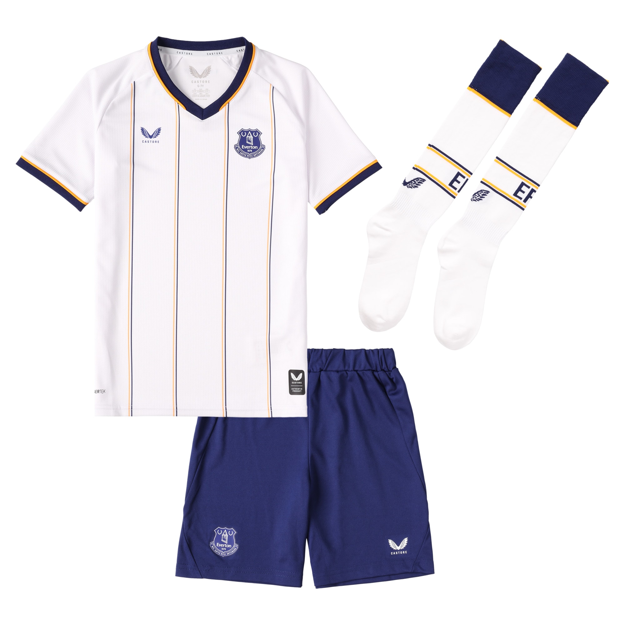 Kid's Castore Everton FC Away 2026 Kit - Image 7