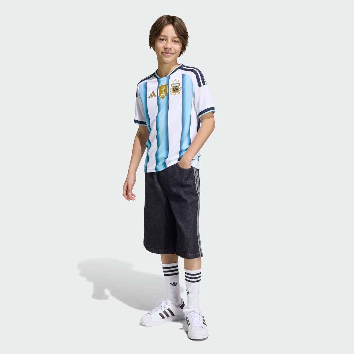 Kid's Adidas Argentina Home 2026 Jersey - Image 5