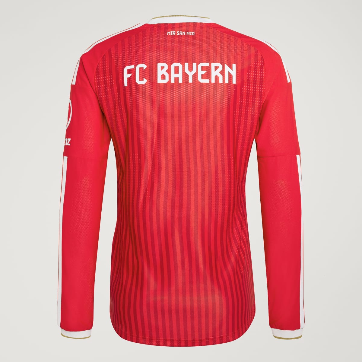 Men's Adidas FC Bayern Authentic Long Sleeve Home 2026 Jersey - Image 5