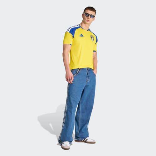 Yellow Sweden 26 Home Jersey
